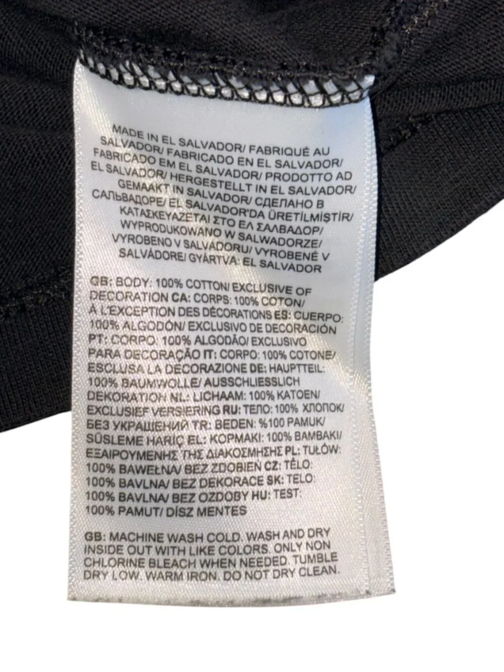 The North Face Northern Lights 'Never Stop Exploring' Black T-Shirt Mens Medium